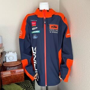 KTM Racing Team Women's Jacket - Navy and Orange